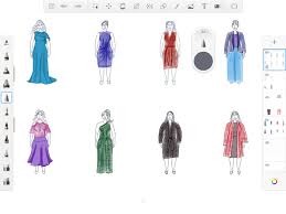 Choose a character and create fashionable looks! Review 9 Drawing Apps For Digital Fashion Illustration Mybodymodel