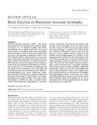 Pdf Brain Function In Duchenne Muscular Dystrophy