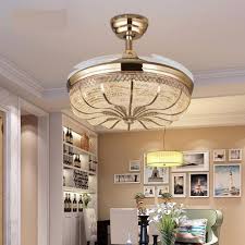 Check out our mix it up range for party supplies for all occasions. Luxury Gold Finish Led Retractable Ceiling Fans Chandelier My Aashis