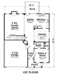Traditional Style House Plan 4 Beds 3 Baths 2330 Sq Ft Plan 419 247 House Plans How To Plan Floor Plan Design