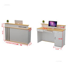 Firma Rezeption Schreibtische einfache moderne kleine Barth eke Rezeption  Beauty Institute Theke Willkommen Schreibtisch Service Schreibtisch