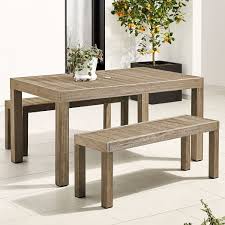 Enjoy free shipping on most stuff even big stuff. Portside Outdoor 58 5 Dining Table 47 Bench Set