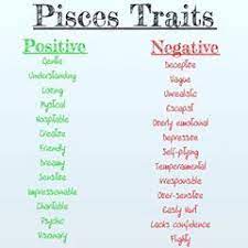 They're very focused, balanced, brave and ambitious. Positive And Negative Traits Of A Pisces Astrology Zodiac Zodiacsigns Sunsign Moonsign Virgo Negative Traits Scorpio Traits Aquarius Negative Traits