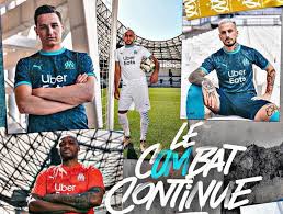 Puma olympique de marseille home jersey 2019/20, color white and blue.great freedom of movement.breathable fabric.maximized comfort.composition: New Olympique De Marseille Kit 2020 21 Puma Unveil Unique Blue Away Jersey For L Om Football Kit News