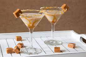 Pin it now to save for later! Salted Caramel Martini Recipe