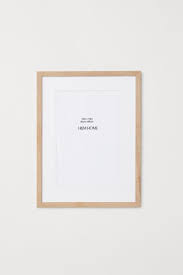 Wooden Frame Light Beige Oak Wood Home All H M Us Frame H M Wooden Frames