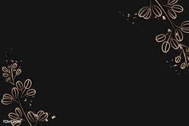Backdrop Black And Gold Flowers Download Premium Vector Of Gold Floral Pattern On Black Background Vector In 2020 Black Backgrounds Lettering Fonts Floral Pattern