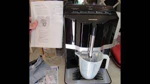 For all the debate over whether the best coffee comes from a chemex or a french press or an aeropress or a moka pot, sometimes you just want to turn on a machine and let it do the work. How To Clean And Descale Siemens Eq 300 Calc N Clean Automatic Coffee Machine Manual Tablets Youtube