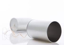 It is a particular case of mechanical telephony, where sound (i.e., vibrations in the air) is converted into vibrations along liquid or solid medium. Tin Cup Phone 5000 Revolutionizes String To Can Intercoms