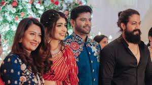 Yash, wife Radhika Pandit attend Aditi Prabhudevas wedding reception, see  pics - Hindustan Times