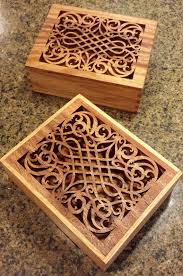 Decorative Keepsake Box With Intricate Fretwork On Top By Iwood4u Woodworking Bamboo Box Keepsake Boxes