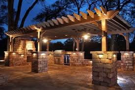 Stunning Outdoor Kitchen And Pergola