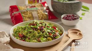 Halved cherry tomatoes 2/3 c. Bowties Festive Pasta Salad Youtube