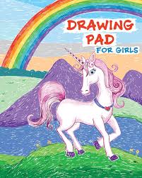 You'll find the famous mario and sonic, as well as characters from newer games like fortnite, angry birds, skylander. Drawing Pad For Girls Rainbows And Unicorns Sketch Book With Blank Drawing Paper For Girls Top Gifts For Ages 5 6 7 8 9 And 10 Year Olds Drawing Pad For Girls