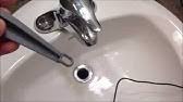 Simply place the plunger cup over the basin drain and pump vigorously up and down for at least a minute caustic soda, (sodium hydroxide) is also very effective for unblocking sinks and plug holes. Replace A Bathroom Sink Stopper Youtube