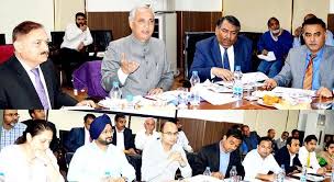 Minister For Revenue A R Veeri Chairing A Meeting In Jammu Jammu Jammu And Kashmir Latest Images
