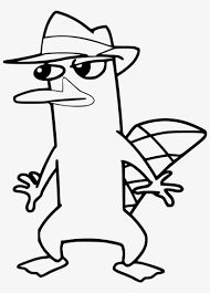 You can use our amazing online tool to color and edit the following platypus coloring pages. Hurry Platypus Coloring Pages Perry The Platypus Cartoon Drawing Free Transparent Png Download Pngkey