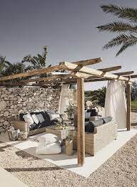Lo Spazio Esterno Della Casa Va Arredato Con La Stessa Cura E Passione Che Dedichi A Spazi Come I Arredamento Giardino Pallet Cortile Ombra Arredamento Esterno