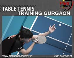 Pingpong Academy The First Table Tennis Academy In Gurgaon We Providing The Best Class Training Programs Under The Guidance B Table Tennis Tennis Coach Tennis