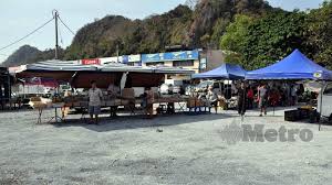 Nat pokok getah (pauh) nat mata air. Perlis Tangguh Pasar Malam Pasar Sehari