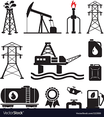 Gas Oil Set Royalty Free Vector Image Vectorstock Sponsored Set Royalty Gas Oil Ad Oil Rig Oil And Gas Rigs