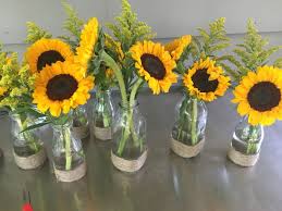 Pin By Claudia Trobisch On Molly S Shower Sunflower Wedding Decorations Sunflower Centerpieces Flower Centerpieces