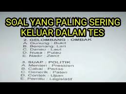 Silahkan share try out cpns online ini via media sosial agar teman atau saudara anda bisa mengikuti simulasi tes cpns ini. Padanan Kata Analogi Kata Youtube