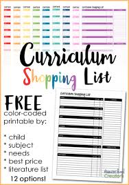 Reading, language, writing, science, mathematics, and more! Homeschool Curriculum Shopping List