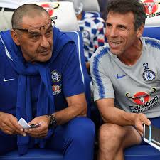 Do you like this video? Gianfranco Zola Delights In Chelsea Return As Maurizio Sarri S Assistant Chelsea The Guardian