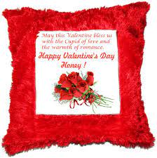 Blessed are those who get immeasurable love at every stage of life. Buy Happy Valentine S Day Honey 02 Red Square Shaped Printed Fur Cushions With Filling By Juvixbuy Online At Low Prices In India Paytmmall Com