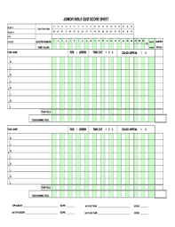 Put your knowledge to the test, and see if you can answer some of the most basic bible questions we listed here. Score Sheet Jbq Fill Out And Sign Printable Pdf Template Signnow