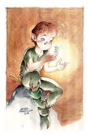 Pin By T Michele Reconnu On Peter Pan Splendidness Peter Pan Art Peter Pan Peter Pan And Tinkerbell
