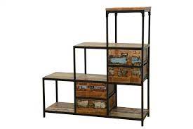 Achat etagere a poser style industriel à prix discount. Etagere Escalier De Separation Finition Recyclee Par Nomadde Meubles Design