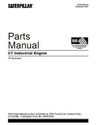 With decades of diesel engine innovation and expertise behind these engines, they deliver the low operating costs and legendary cat reliability demanding conditions, applications and environments make cat® c7 industrial diesel engines the perfect solution for your severe duty equipment. Caterpillar C7 Pdf Engine Manuals And Spec Sheets