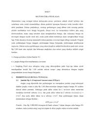 Menabung di bank dengan bunga sebesar 15. Penilaian Aset