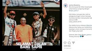 Sapri pantun meninggal dunia karena sakit. G 0adl7lgstlm