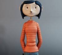 coraline doll" 3D Models to Print