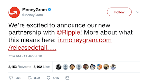 ripple partners with moneygram for cross border payments