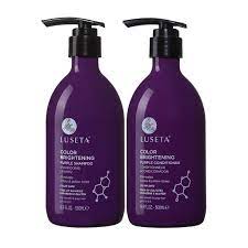 Luseta Purple Shampoo and Conditioner Set for Blonde, Gray - Color Treated Hair
