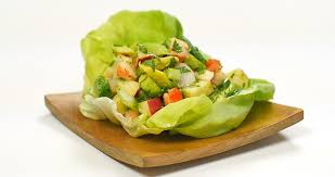 Heat the shrimp in a microwaveable bowl for one minute. Avocado And Shrimp Salad American Heart Association Recipes