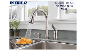 delta faucet company single handle pull
