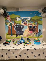 Gya 7x5ft puppy dog pals paw birthday party backdrop boys kids happy birthday photography background cake table decorations banner baby shower photo studio booth props $14.99 in stock. Buy Gya 7x5ft Puppy Dog Pals Paw Birthday Party Backdrop Boys Kids Happy Birthday Photography Background Cake Table Decorations Banner Baby Shower Photo Studio Booth Props Online In Indonesia B07rp1hsjj