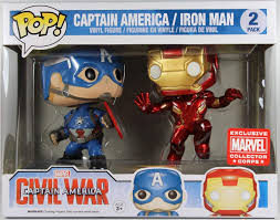 @clubamerica_en • tienda oficial @ameshopmx • #estoesamérica Marvel Civil War Captain America Vs Iron Man Collectors Corps 2 Pack Vinyl Figure Amazon De Spielzeug