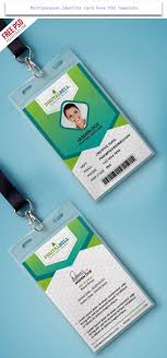30 Creative Id Card Design Examples With Free Download Tech Trainee Id Card Template Identity Card Design Employee Id Card