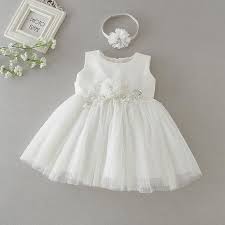 Baby Clothing Old Vestido Baby Girl Dress Baby Girl Dress With Flower Headband 1 Year Old Gi Birthday Girl Dress Baby Party Dress Kids Party Dresses