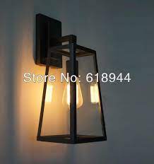 Il bagno è un'altra zona della casa dove necessitano vari tipi di illuminazione d'intensità diverse: Vendita Caldo Applique Da Parete Sconce Lampada Loft Edison Scatola Di Vetro Della Lampadina Vintage Lampade Da Parete Decorazione Della Lampada Da Comodino Camera Da Letto Luce Wall Light Light Sconcewall Lights Sconces