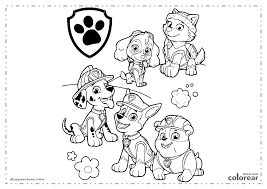 Patrulla Canina Para Colorear