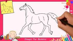 Scegliere il cavallo da disegnare. Disegni Di Cavalli Facili Per Bambini Come Disegnare Un Cavallo Passo Per Passo 2 Youtube