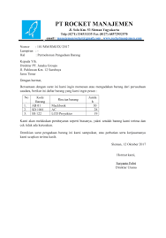 12 saya berencana melakukan pembelian. Download Contoh Surat Pengajuan Barang Untuk Stock Perusahaan