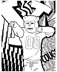 Cougar coloring pages mountain lion on rock walking coloring page. Cougar Coloring Pages Are Here Byu Men S Volleyball Facebook